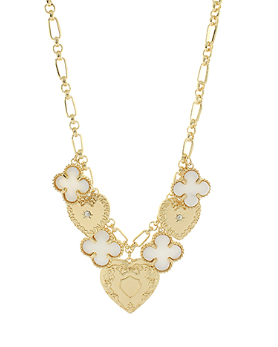 Whispers of Love Clover Necklace-230 Jewelry-GS JEWELRY-Coastal Bloom Boutique, find the trendiest versions of the popular styles and looks Located in Indialantic, FL