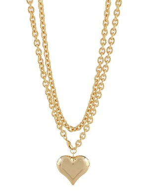 Golden Heart Layered Necklace-230 Jewelry-GS JEWELRY-Coastal Bloom Boutique, find the trendiest versions of the popular styles and looks Located in Indialantic, FL