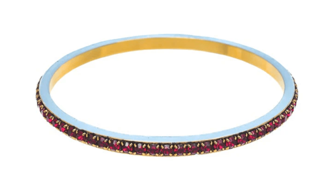 Helly Bangle Bracelet- Red TOVA-230 Jewelry-TOVA-Coastal Bloom Boutique, find the trendiest versions of the popular styles and looks Located in Indialantic, FL