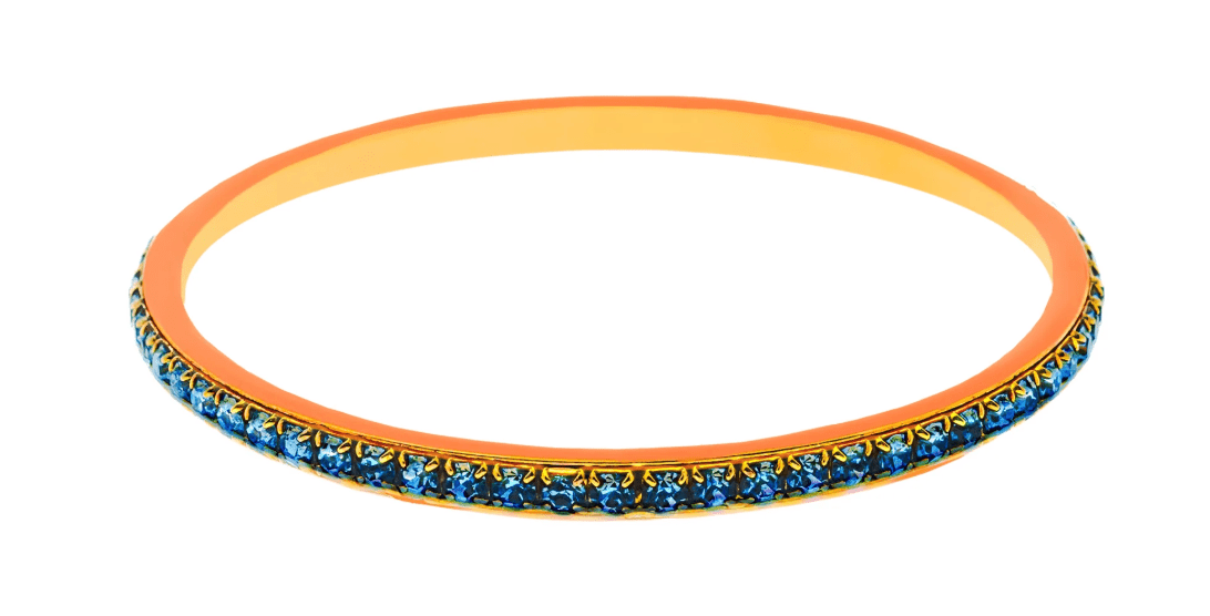 Helly Bangle Bracelet- Sapphire TOVA-230 Jewelry-TOVA-Coastal Bloom Boutique, find the trendiest versions of the popular styles and looks Located in Indialantic, FL
