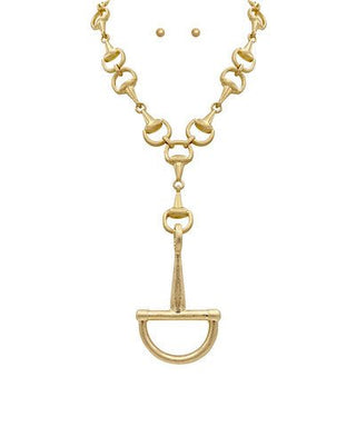 Heritage Link Drop Necklace