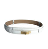 Heritage Lock Italian Leather Belt - THICK-110 Short Sleeve Tops-LE BORSETTE-Coastal Bloom Boutique, find the trendiest versions of the popular styles and looks Located in Indialantic, FL