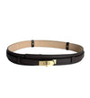 Heritage Lock Italian Leather Belt - THICK-110 Short Sleeve Tops-LE BORSETTE-Coastal Bloom Boutique, find the trendiest versions of the popular styles and looks Located in Indialantic, FL