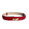 Heritage Lock Italian Leather Belt - THICK-110 Short Sleeve Tops-LE BORSETTE-Coastal Bloom Boutique, find the trendiest versions of the popular styles and looks Located in Indialantic, FL