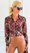 Heritage Plaid Top-130 Long Sleeve Tops-IRIS-Coastal Bloom Boutique, find the trendiest versions of the popular styles and looks Located in Indialantic, FL