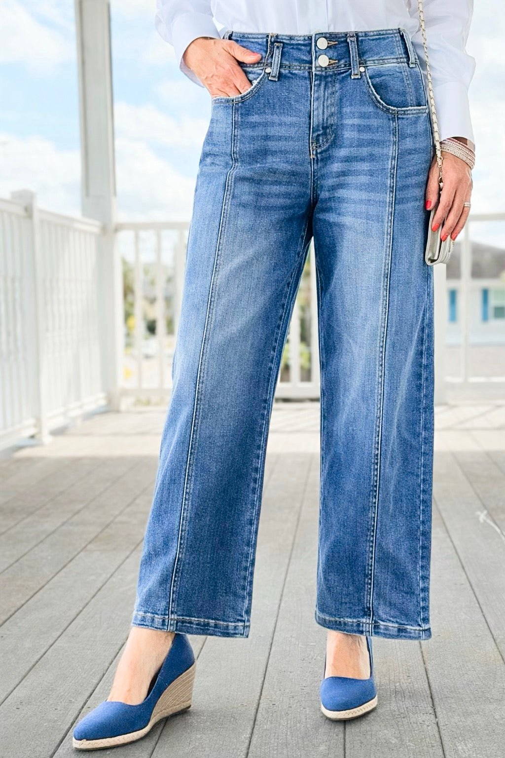 High Rise Seamline Jean