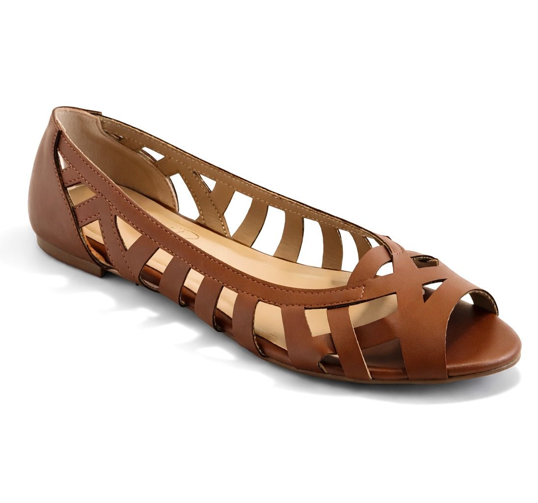 Hour Woven Flats - Tan