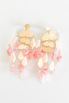 Chasing Sunsets Statement Tassel Earrings-230 Jewelry-Golden Stella-Coastal Bloom Boutique, find the trendiest versions of the popular styles and looks Located in Indialantic, FL