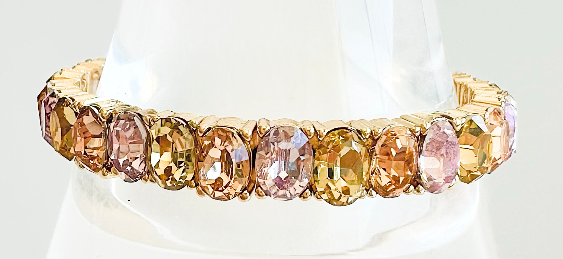 Colorful Tennis Bracelet-230 Jewelry-NYW-Coastal Bloom Boutique, find the trendiest versions of the popular styles and looks Located in Indialantic, FL