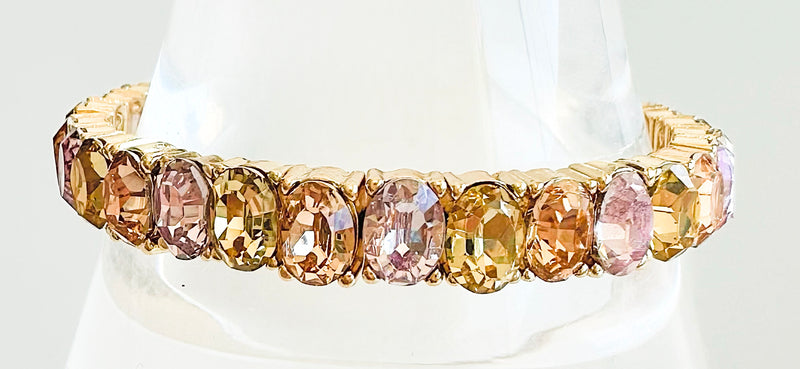Colorful Tennis Bracelet-230 Jewelry-NYW-Coastal Bloom Boutique, find the trendiest versions of the popular styles and looks Located in Indialantic, FL
