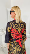 Elina 3/4 Sleeve Maxi Dress-200 Dresses/Jumpsuits/Rompers-ModaPosa-Coastal Bloom Boutique, find the trendiest versions of the popular styles and looks Located in Indialantic, FL
