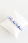 Marbled Beaded Bracelet - Blue-230 Jewelry-Wona Trading-Coastal Bloom Boutique, find the trendiest versions of the popular styles and looks Located in Indialantic, FL