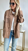 Elevated Anorak Jacket-160 Jackets-Rousseau-Coastal Bloom Boutique, find the trendiest versions of the popular styles and looks Located in Indialantic, FL