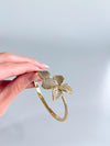 CZ Flower Hinge Bracelet-230 Jewelry-Italian Ice-Coastal Bloom Boutique, find the trendiest versions of the popular styles and looks Located in Indialantic, FL