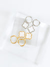 Clover Dangle Earrings-230 Jewelry-Wona Trading-Coastal Bloom Boutique, find the trendiest versions of the popular styles and looks Located in Indialantic, FL