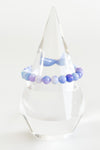 Marbled Beaded Bracelet - Blue-230 Jewelry-Wona Trading-Coastal Bloom Boutique, find the trendiest versions of the popular styles and looks Located in Indialantic, FL