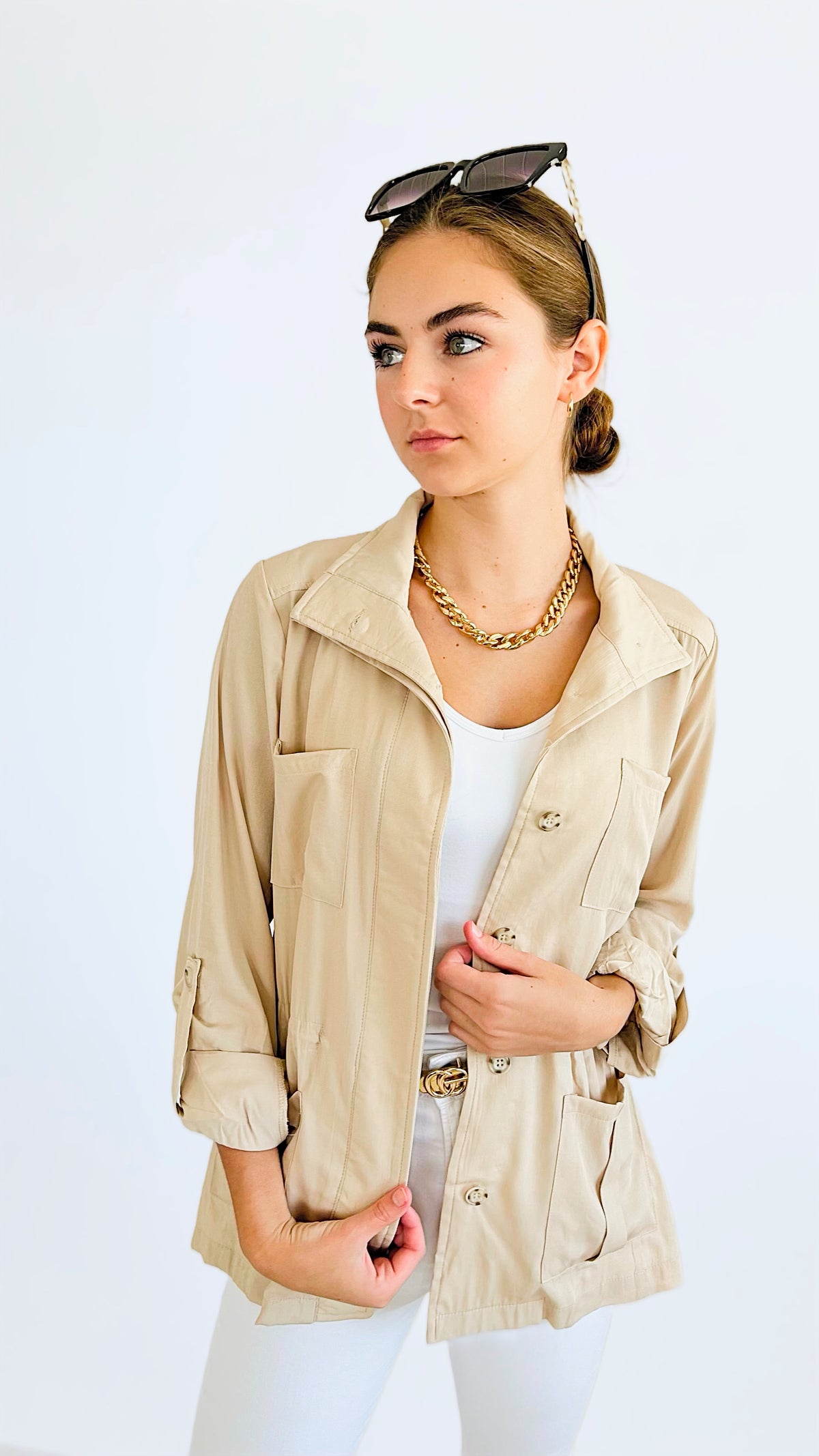 London Fog Jacket-160 Jackets-Rousseau-Coastal Bloom Boutique, find the trendiest versions of the popular styles and looks Located in Indialantic, FL