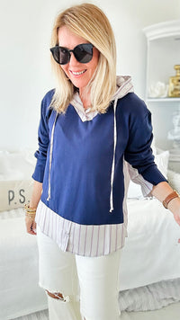 Love at First Sight Pinstripe Top-130 Long Sleeve Tops-Joh Apparel-Coastal Bloom Boutique, find the trendiest versions of the popular styles and looks Located in Indialantic, FL