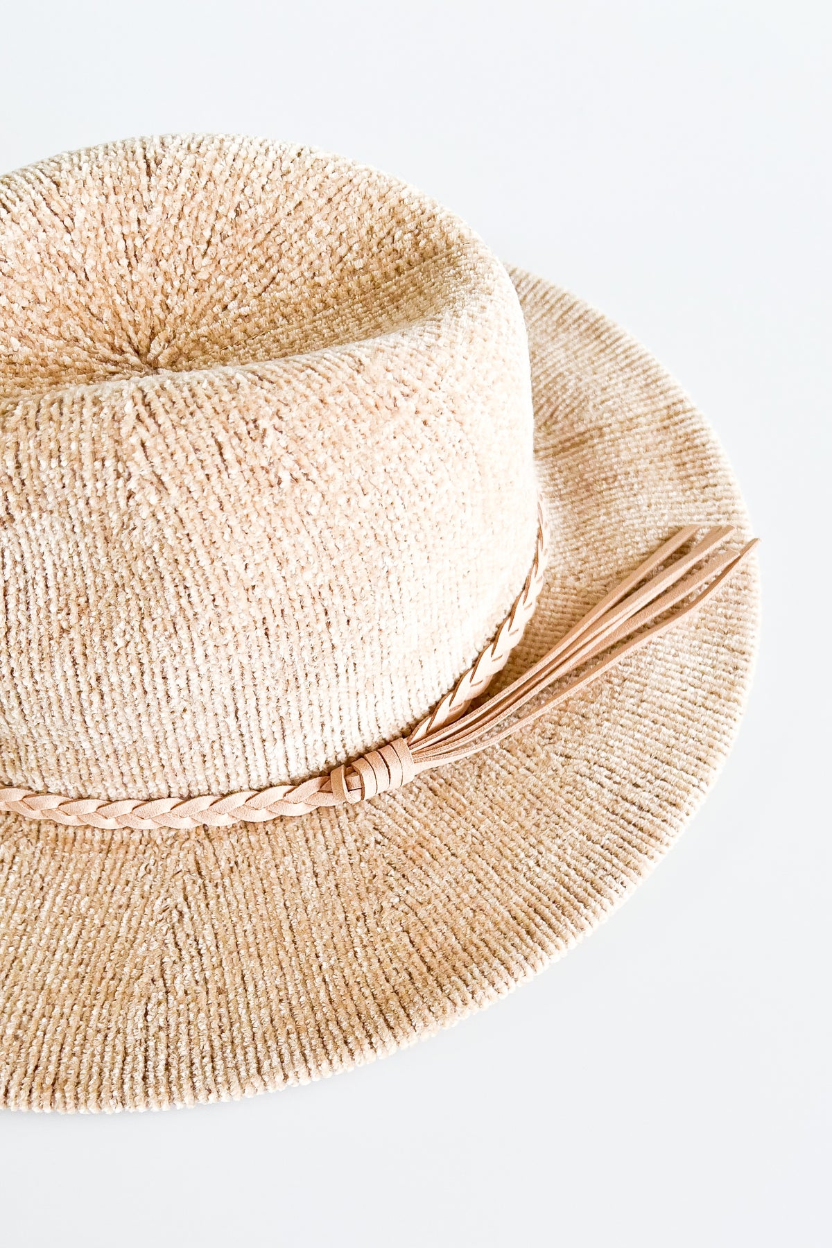 Knit Panama Hat- Beige-260 Other Accessories-NYW-Coastal Bloom Boutique, find the trendiest versions of the popular styles and looks Located in Indialantic, FL
