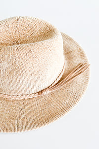 Knit Panama Hat- Beige-260 Other Accessories-NYW-Coastal Bloom Boutique, find the trendiest versions of the popular styles and looks Located in Indialantic, FL