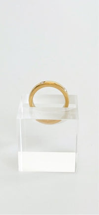 Studded CZ Ring - Gold-230 Jewelry-NYW-Coastal Bloom Boutique, find the trendiest versions of the popular styles and looks Located in Indialantic, FL