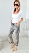 Suede Sparkle Italian Joggers-180 Joggers-Tempo-Coastal Bloom Boutique, find the trendiest versions of the popular styles and looks Located in Indialantic, FL