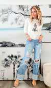 High Rised Wide Cut Leg Jeans-Torn-190 Denim-Vibrant M.i.U-Coastal Bloom Boutique, find the trendiest versions of the popular styles and looks Located in Indialantic, FL