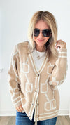 Varsity Jersey Button Down Cardigan-150 Cardigan Layers-Miracle-Coastal Bloom Boutique, find the trendiest versions of the popular styles and looks Located in Indialantic, FL