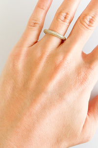 Sterling Silver Micropave Band Ring-230 Jewelry-NYC-Coastal Bloom Boutique, find the trendiest versions of the popular styles and looks Located in Indialantic, FL