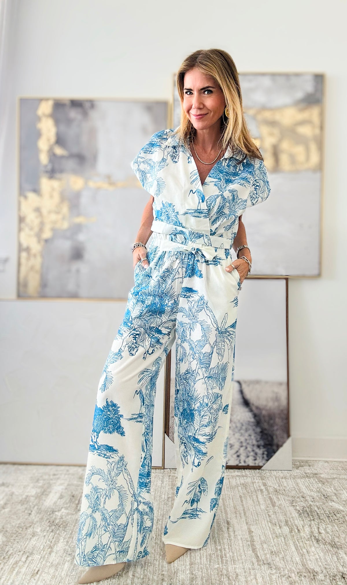 Majestic Safari Set-210 Loungewear/sets-Aakaa-Coastal Bloom Boutique, find the trendiest versions of the popular styles and looks Located in Indialantic, FL