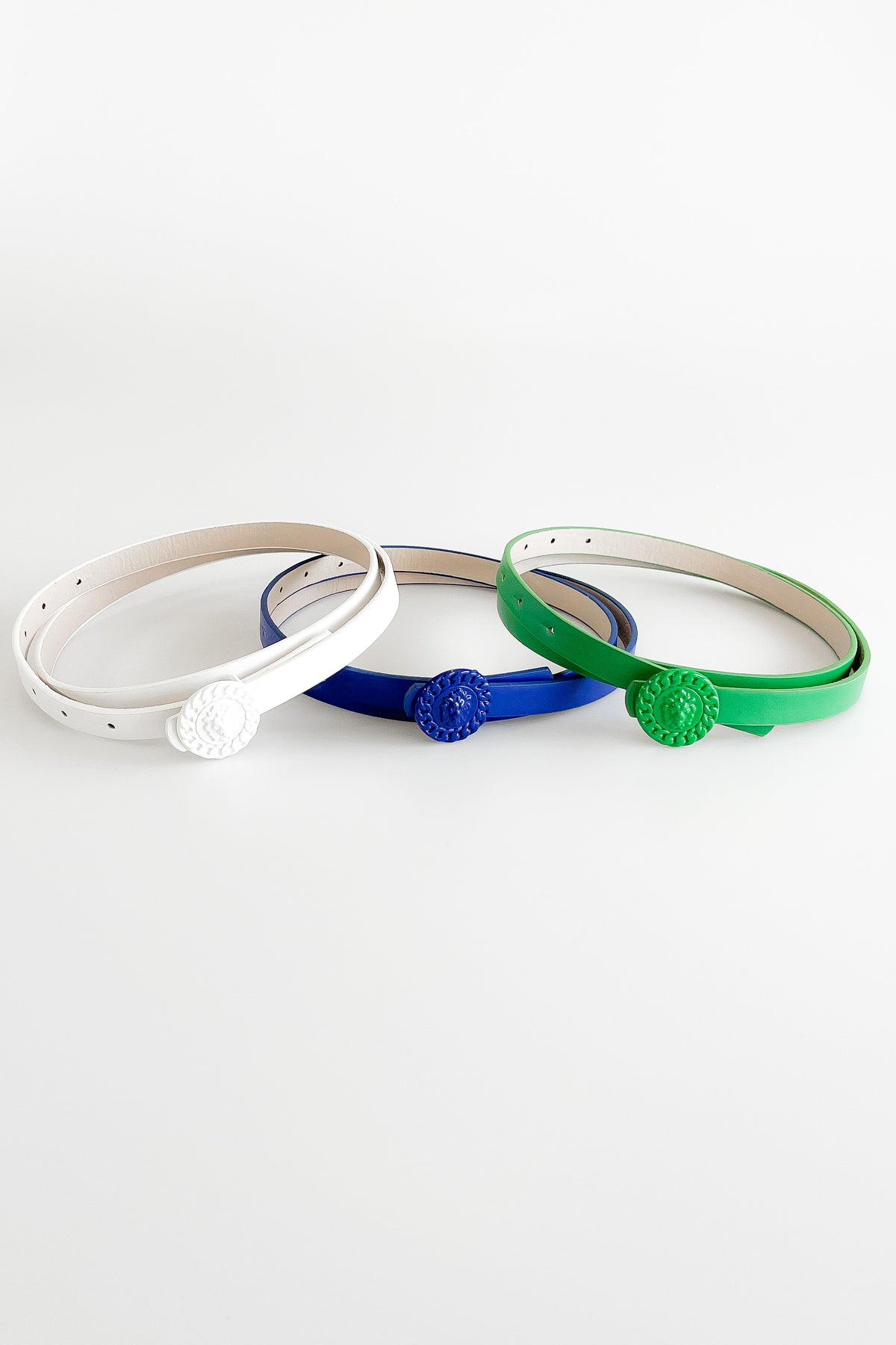 Wild Safari Trio Belt - Blue Green-260 Other Accessories-ICCO ACCESSORIES-Coastal Bloom Boutique, find the trendiest versions of the popular styles and looks Located in Indialantic, FL