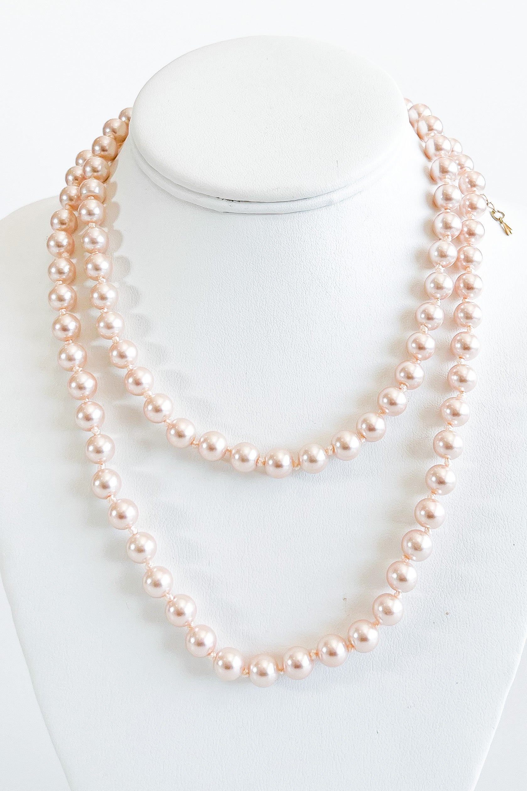 Short Pearl Necklace - Pink-230 Jewelry-GS JEWELRY-Coastal Bloom Boutique, find the trendiest versions of the popular styles and looks Located in Indialantic, FL