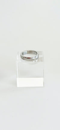 Studded CZ Ring - Silver-230 Jewelry-NYW-Coastal Bloom Boutique, find the trendiest versions of the popular styles and looks Located in Indialantic, FL