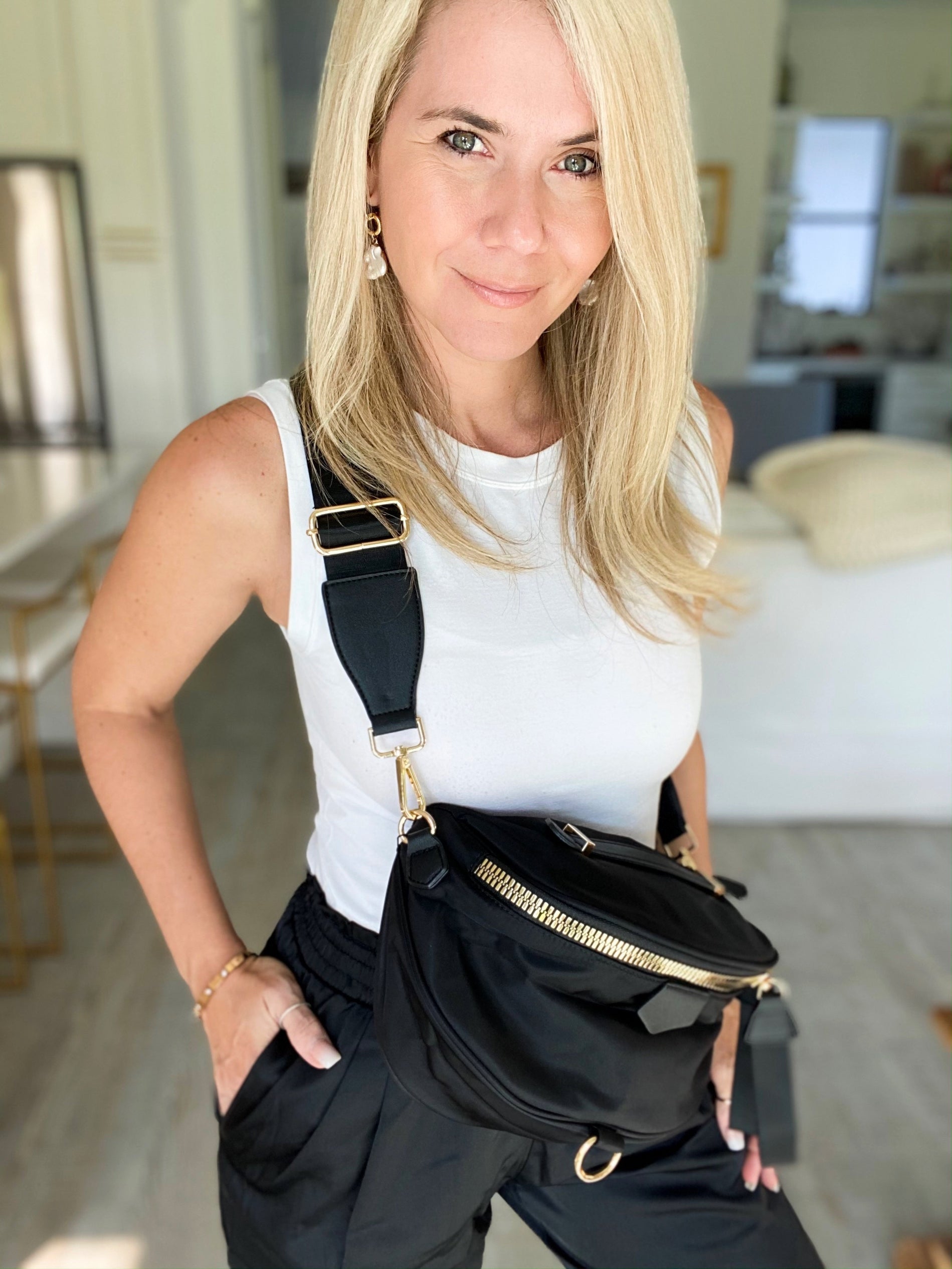 VIP Kidney Crossbody Bag-240 Bags-BC Handbags-Coastal Bloom Boutique, find the trendiest versions of the popular styles and looks Located in Indialantic, FL