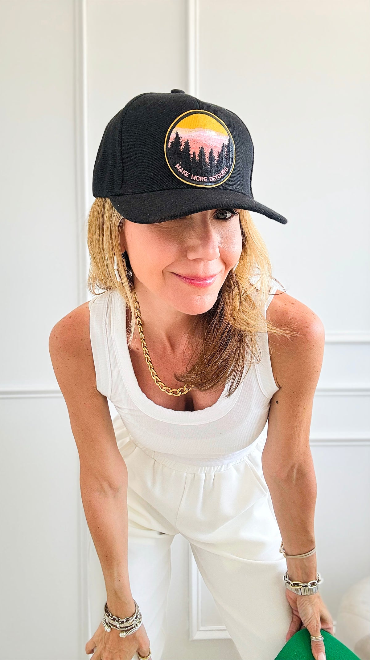 CB Custom Make More Detours Hat-260 Other Accessories-Holly-Coastal Bloom Boutique, find the trendiest versions of the popular styles and looks Located in Indialantic, FL