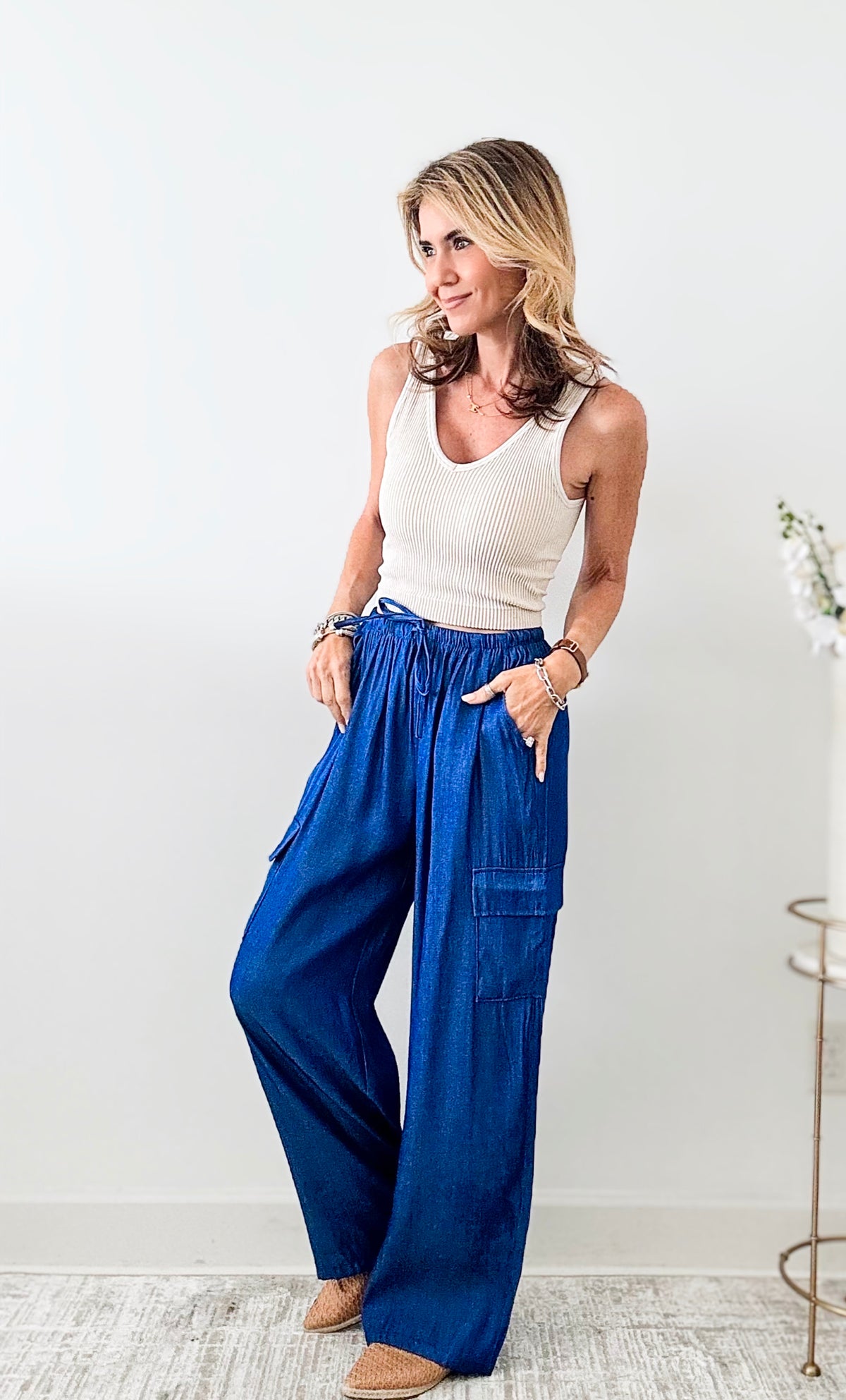 Darling Italian Cargo Pants-pants-Germany-Coastal Bloom Boutique, find the trendiest versions of the popular styles and looks Located in Indialantic, FL