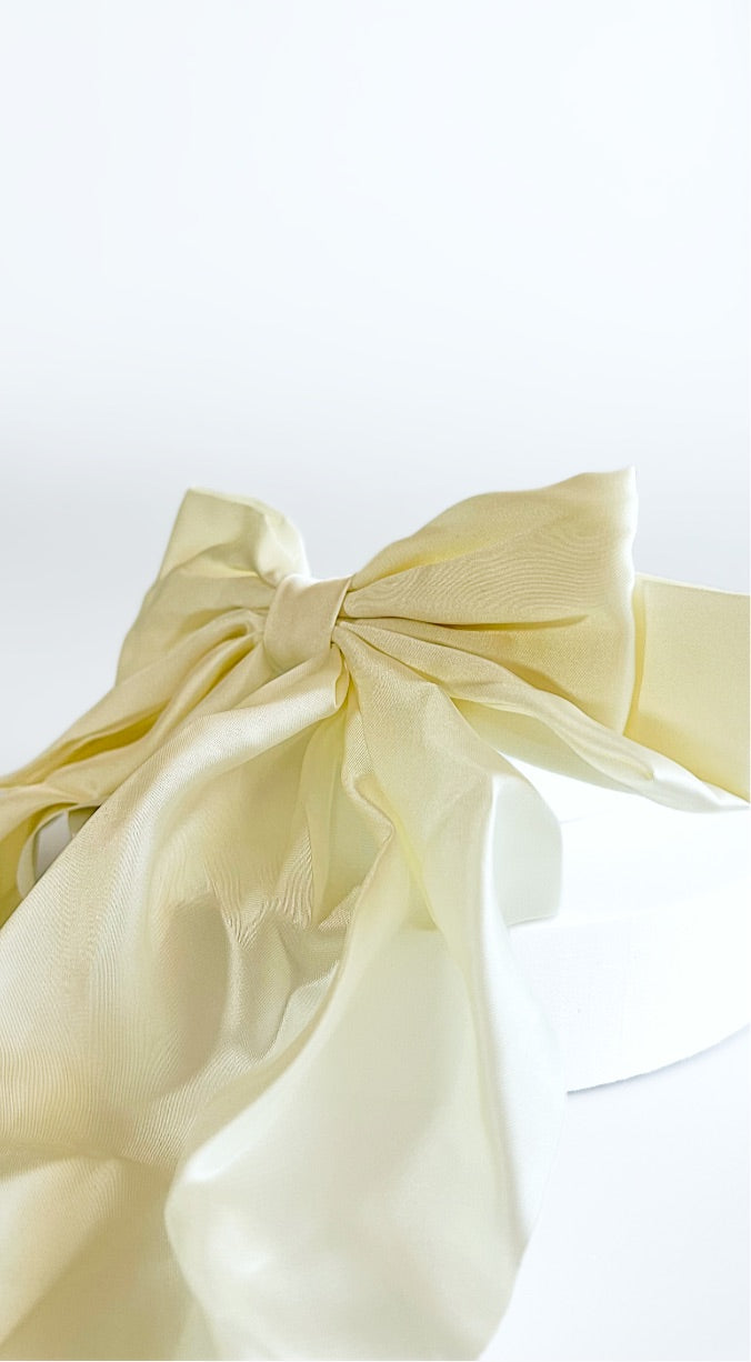 Bow French Hair Clip - White-260 Other Accessories-Darling-Coastal Bloom Boutique, find the trendiest versions of the popular styles and looks Located in Indialantic, FL