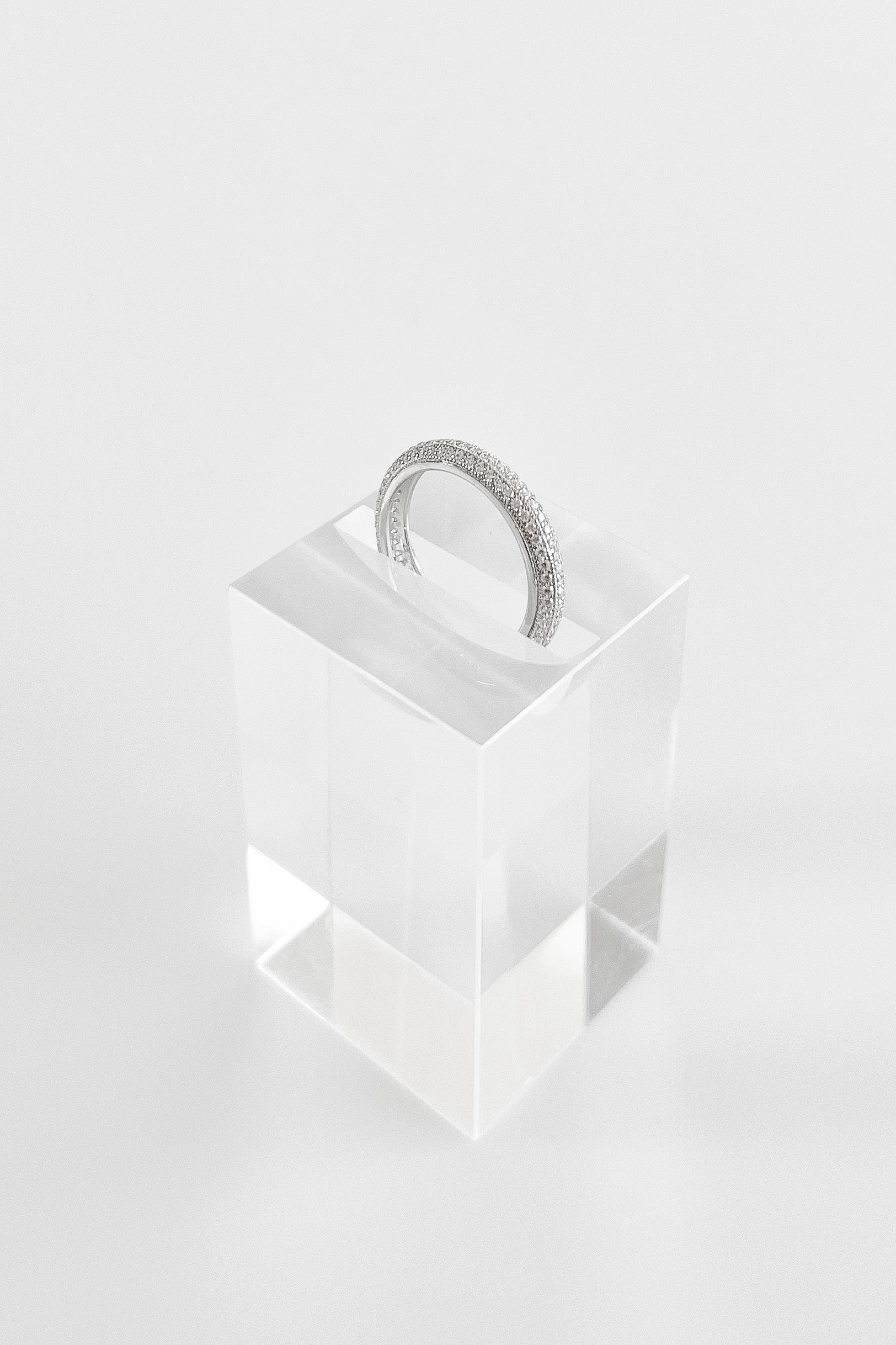 Sterling Silver Micropave Band Ring-230 Jewelry-NYC-Coastal Bloom Boutique, find the trendiest versions of the popular styles and looks Located in Indialantic, FL
