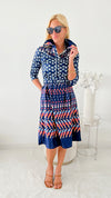 Key Largo Belted Dress-200 dresses/jumpsuits/rompers-Rousseau-Coastal Bloom Boutique, find the trendiest versions of the popular styles and looks Located in Indialantic, FL