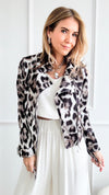 Wild Print Jacket-160 Jackets-Rousseau-Coastal Bloom Boutique, find the trendiest versions of the popular styles and looks Located in Indialantic, FL