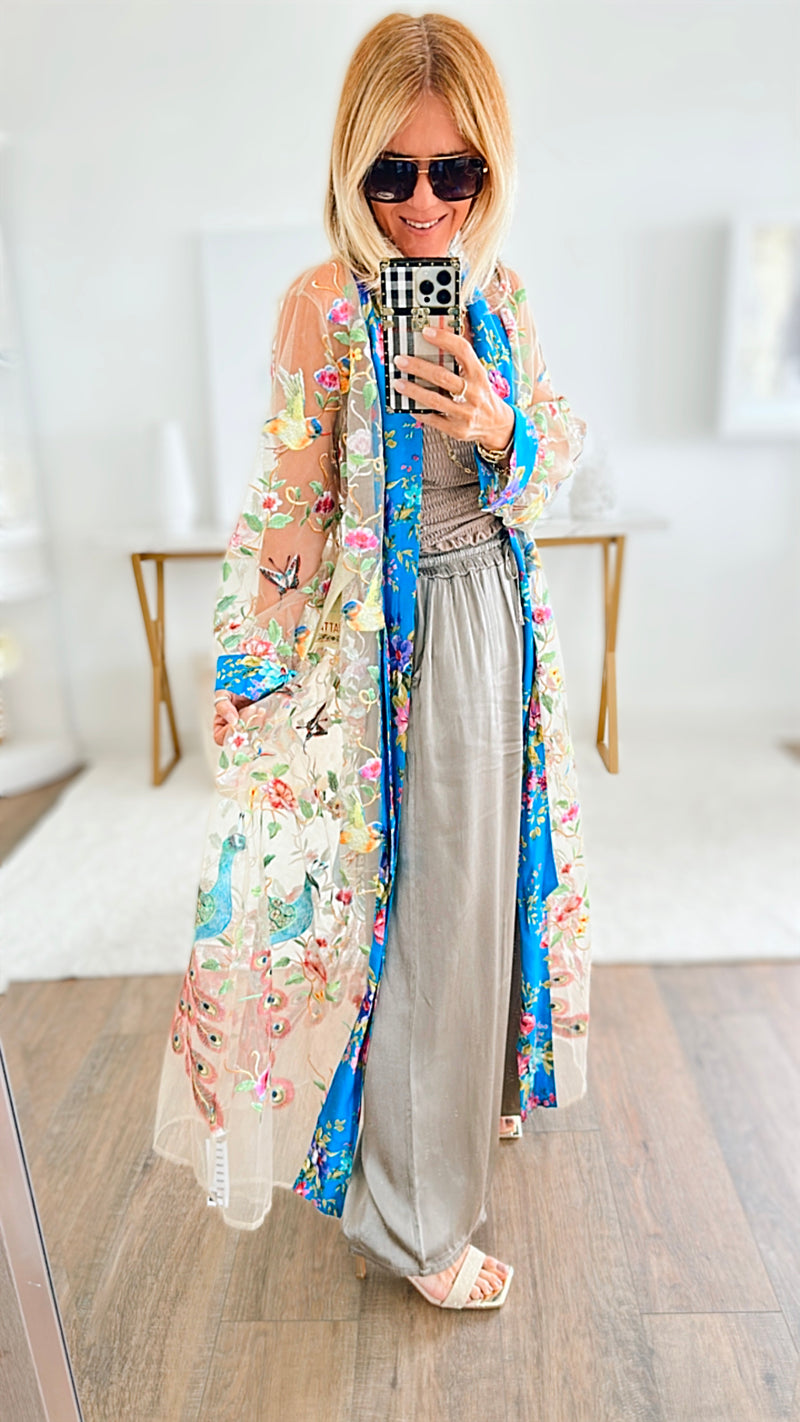 Garden of Eden Duster-150 Cardigans/Layers-Aratta-Coastal Bloom Boutique, find the trendiest versions of the popular styles and looks Located in Indialantic, FL