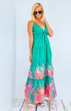 Palma Printed Maxi Dress-200 Dresses/Jumpsuits/Rompers-Rousseau-Coastal Bloom Boutique, find the trendiest versions of the popular styles and looks Located in Indialantic, FL