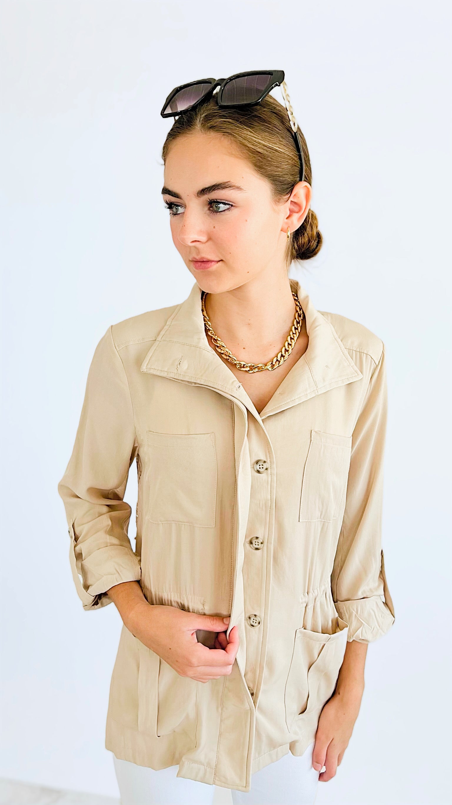 London Fog Jacket-160 Jackets-Rousseau-Coastal Bloom Boutique, find the trendiest versions of the popular styles and looks Located in Indialantic, FL