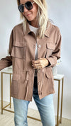 Elevated Anorak Jacket-160 Jackets-Rousseau-Coastal Bloom Boutique, find the trendiest versions of the popular styles and looks Located in Indialantic, FL