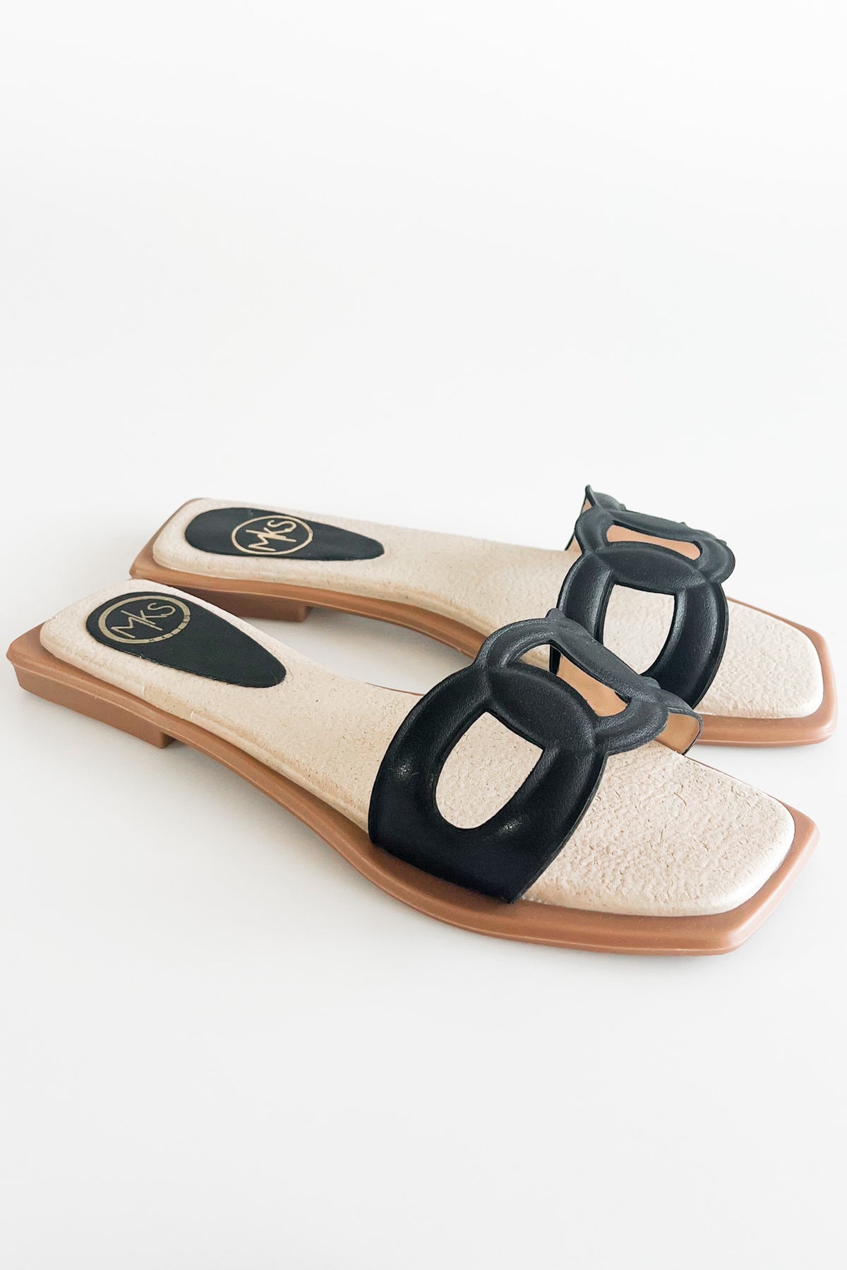 Triple Circles Strap Sandal - Black-250 Shoes-MAKER'S SHOES-Coastal Bloom Boutique, find the trendiest versions of the popular styles and looks Located in Indialantic, FL