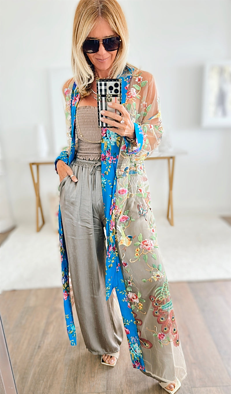 Garden of Eden Duster-150 Cardigans/Layers-Aratta-Coastal Bloom Boutique, find the trendiest versions of the popular styles and looks Located in Indialantic, FL