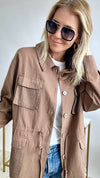 Elevated Anorak Jacket-160 Jackets-Rousseau-Coastal Bloom Boutique, find the trendiest versions of the popular styles and looks Located in Indialantic, FL