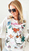 The Sunshine State Embroidered Top-120 Graphic-Avani del amour-Coastal Bloom Boutique, find the trendiest versions of the popular styles and looks Located in Indialantic, FL