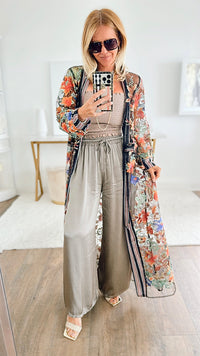 Breathtaking Embroidered Kimono-150 Cardigans/Layers-Aratta-Coastal Bloom Boutique, find the trendiest versions of the popular styles and looks Located in Indialantic, FL