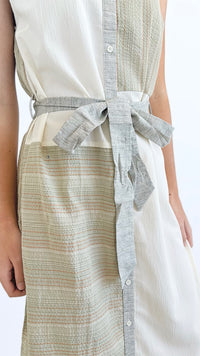 Blurred Lines Button Up Dress-200 Dresses/Jumpsuits/Rompers-Rousseau-Coastal Bloom Boutique, find the trendiest versions of the popular styles and looks Located in Indialantic, FL